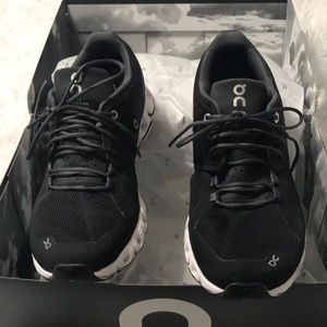 Worn three times on cloud running sneakers